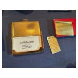 Compact Mirrors, Shell Jewelry Case, Floral Card Holder