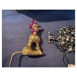 Butterfly Jewelry Box, Handmade Coin Pearl Earrings, Handcrafted Bracelet (Blue/Gray), Celestial Bracelet, Poodle Purse/Bag Holder