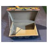 Butterfly Jewelry Box, Handmade Coin Pearl Earrings, Handcrafted Bracelet (Blue/Gray), Celestial Bracelet, Poodle Purse/Bag Holder