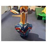 Ganz Kathryn Youngs Bella Casa Hand-painted Ceramic Flat Back Vase