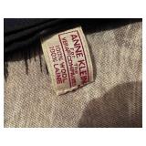 Anne Klein Scarves - Purple Silk, Blue Wool (never warn)