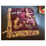 Anne Klein Scarves - Purple Silk, Blue Wool (never warn)