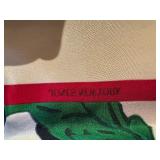 Bellagio Italy Chain Print Scarf, Jones New York Floral Scarf, Gold Scarf (never worn)