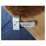 Bellagio Italy Chain Print Scarf, Jones New York Floral Scarf, Gold Scarf (never worn)