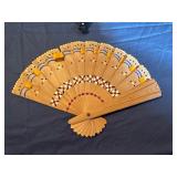 Japanese Handkerchief (Artwork Inspired by Tale of Genji), Five Unique Japanese Fans