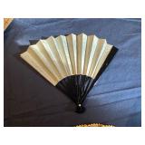 Japanese Handkerchief (Artwork Inspired by Tale of Genji), Five Unique Japanese Fans