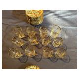 Persian Teacups and Saucers (Qty 12)