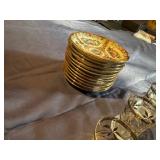 Persian Teacups and Saucers (Qty 12)