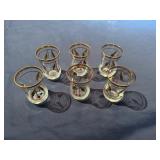 Vintage French Liquer or Shot Glasses