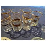 Vintage Glassware and Saucers