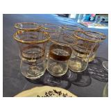 Vintage Glassware and Saucers