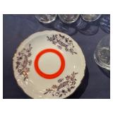 Vintage Glassware and Saucers