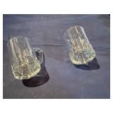 "The Coffee Book" with Two Glass Espresso Cups