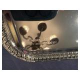 Stainless Steel Serving Tray 11" x 7 1/2" with Boston International Spreaders