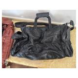 Vintage Brown and Black Leather Duffel Bags