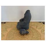 Statue Guerrier Asiatique (Removable Head)  12" Tall x 6" Wide x 7" Deep