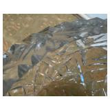 Vintage Lead Crystal Rose Bowl Vase (7" D x 7" T) minor chips on rim