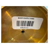 Pair of French Brass and Marble Candlesticks