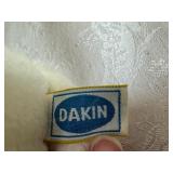 Vintage Plush Toys: Dakin Frou Frou Nature Babies, Yellow Plush Bunny, Blue Mom and Baby Plush Bunny, 1981 Charm Co Japan Cat