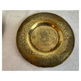 Vintage Brass Plates, Bowls, Ashtrays/Trinket Dish