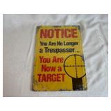 New Tin Sign - 12" x 17"