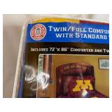 Twin/Full University of Minnesota Comforter Set 72" x 86" Includes Two Pillow Shams 24" x 30"