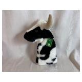 Vintage Avon Somersault Pals-Fergus the Mushroom, Adorable Pink Pig Plush Toy and Cow Golf Club Cover by Mac Birdie Golf Gifts