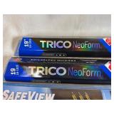 New Wiper Blades Trico and SAFEView (See Pictures for Sizes)
