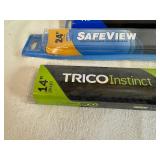 New Wiper Blades Trico and SAFEView (See Pictures for Sizes)
