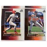 Pinnacle Baseball Large Cards Featuring Mystery Card within the Large Card (8 Cards)