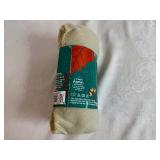 Beige Fleece Throw 60" x 50"