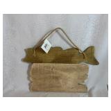 "Big Mouth in Charge" Wood Carved Sign