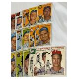 1954 Topps Baseball 25 Card Vintage Lot