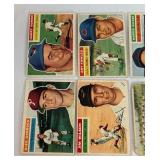 1956 Topps Baseball 8 Card Vintage Lot