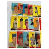 1958 Topps Baseball 23 Card Vintage Lot