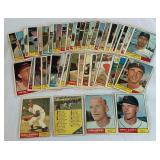 1961 Topps Baseball 56 Card Vintage Lot