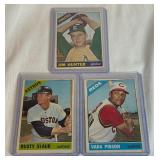 1966 Topps 3 Card Star Lot - Hunter, Pinson, Staub Vintage Baseball Cards