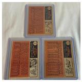 1966 Topps 3 Card Star Lot - Hunter, Pinson, Staub Vintage Baseball Cards