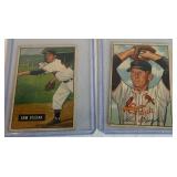 1951 and 1952 Bowman 2 Card Lot - Brazile and Zoldak - Vintage Baseball Cards
