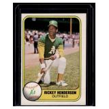 Rickey Henderson 1st Fleer 1981 #574 Vintage Baseball Card
