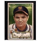 1952 Topps Max Lanier #101 Vintage Baseball Card