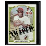 Joe Morgan RARE HIGH # 1972 Topps Traded #752 Vintage Baseball Card