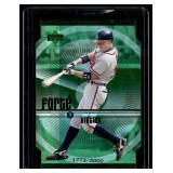 Chipper Jones /2,000 Die Cut 1999 Upper Deck Forte Hitting Insert #F6 Numbered 1773/2000 Baseball Card