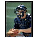 Joe Mauer RC 2002 Topps Stadium Club Future Star #107 Rookie Minnesota Twins Baseball Card