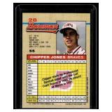 Chipper Jones RC 1992 Bowman #28 Rookie Baseball Card