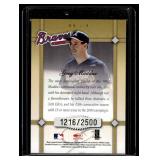 Greg Maddux /2500 2001 Donruss Elite Series #ES-3 Baseball Card Numbered 1217/2500