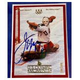 Jim Craig 3x Autographed w/ Beckett LOA 27x35.5" Framed and Matted "America the Beautiful" Miracle on Ice 1980 Team USA Hockey - Includes 2 Signed Limited Edition Cards