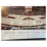 Lindsay Whalen Signed University of Minnesota Williams Arena Framed Piece 40x14" Basketball