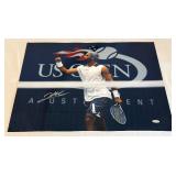 James Blake Autographed 20x16" Tennis Photo w/ Steiner COA