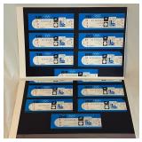 Miracle on Ice 1980 Olympic Hockey Reproduction Ticket Set (2) 18x12" Sheets